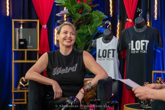 Donie Burch on the set of The Superstar Denise Show™