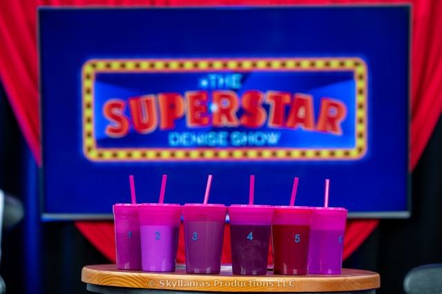 Donie Burch on the set of The Superstar Denise Show™