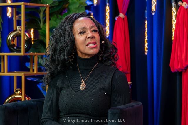 MarQue Munday on the set of The Superstar Denise Show™