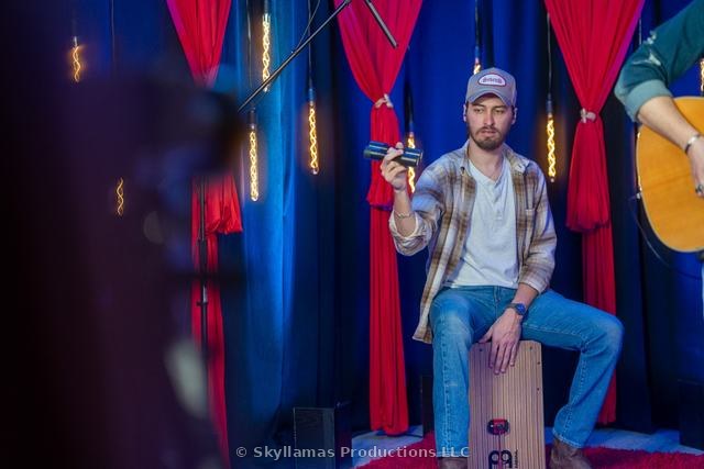 Kyle Head on the set of The Superstar Denise Show™
