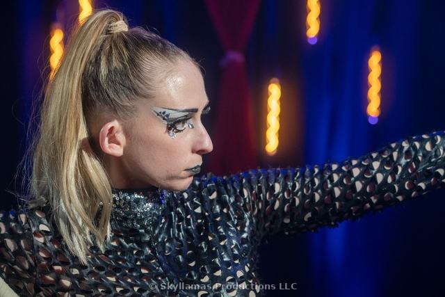 Aly Galvin on the set of The Superstar Denise Show™