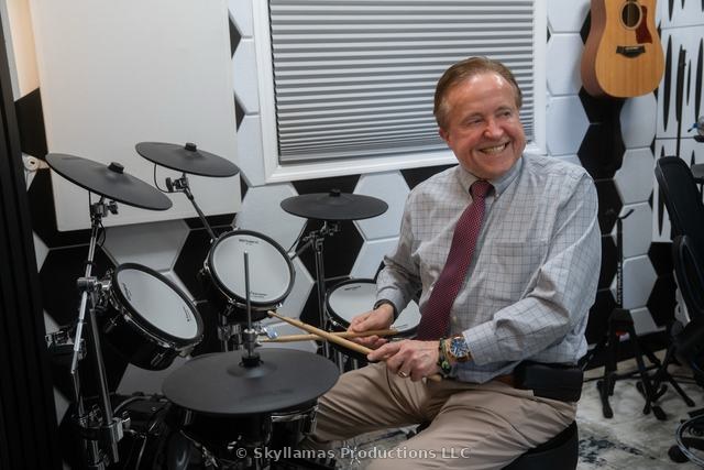 Dr. Robert Lahita on the set of The Superstar Denise Show™