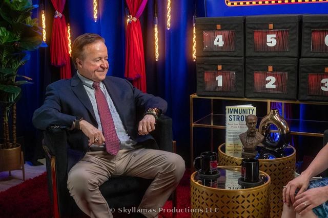 Dr. Robert Lahita on the set of The Superstar Denise Show™
