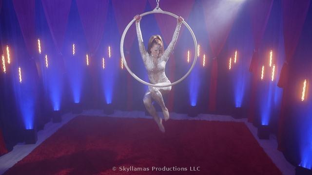 Zoya Altmark on the set of The Superstar Denise Show™