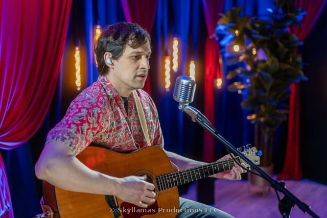 Eric Contractor on the set of The Superstar Denise Show™