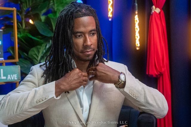 Keith McPherson on the set of The Superstar Denise Show™