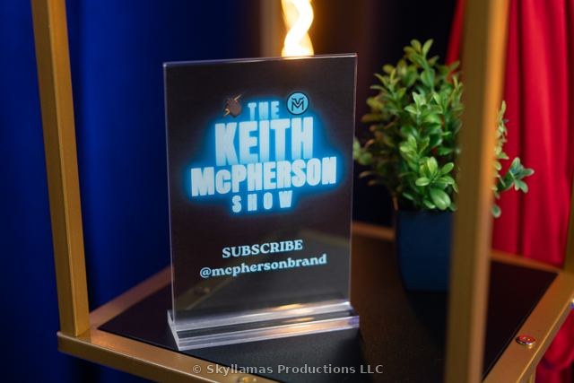 Keith McPherson on the set of The Superstar Denise Show™