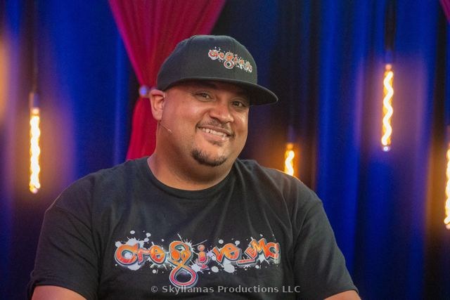 Cre8ive MC on the set of The Superstar Denise Show™